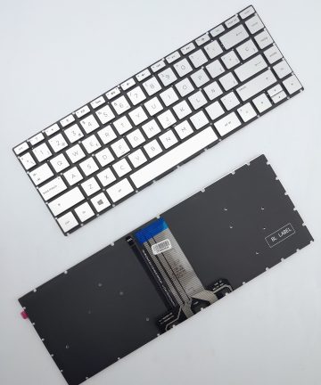 TECLADO 848183-001 SP SM PLATA ILU LT
