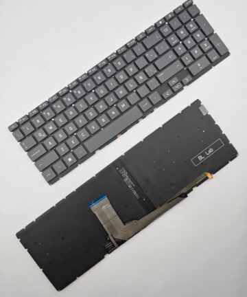 TECLADO HP 16-D SP GRIS SIN MARCO ILU