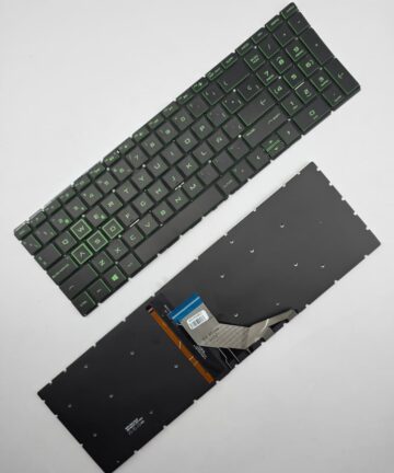 TECLADO 15-DK00 SP SIN MARCO ILU VERDE